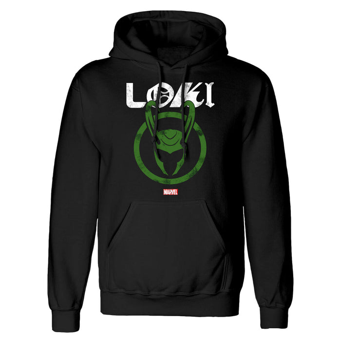 Hanorac cu Glugă Unisex Marvel Distressed Logo Negru - WALTI WALTI