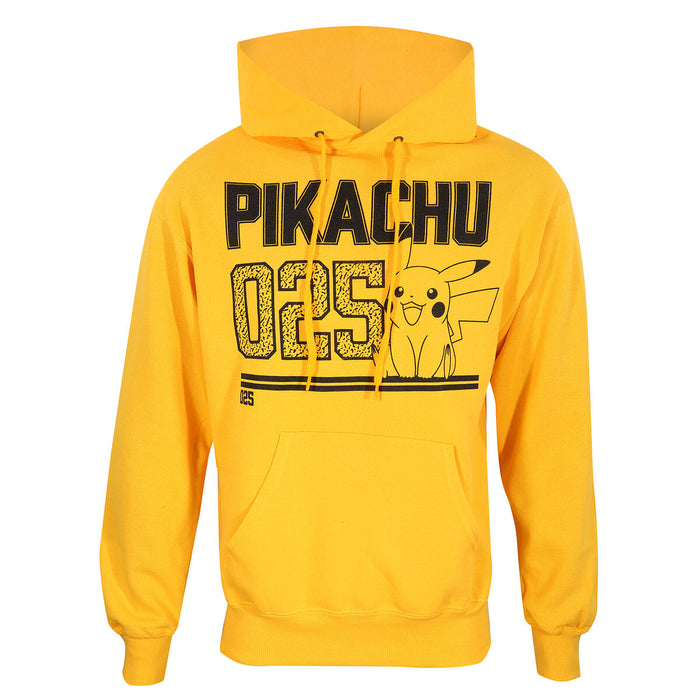 Hanorac cu Glugă Unisex Pokémon Picachu Line Art Galben - WALTI WALTI
