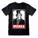Tricou cu Mânecă Scurtă Unisex Willy Wonka Wonka Negru - WALTI WALTI