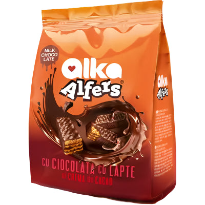 ALFERS Napolitane Crema Cacao si Glazurate 180 g - WALTI WALTI