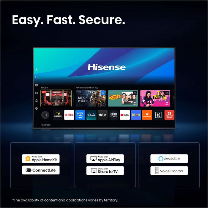 Televizor Mini-LED ULED Smart HISENSE 50E8S, Ultra HD 4K, HDR, 126cm - WALTI WALTI