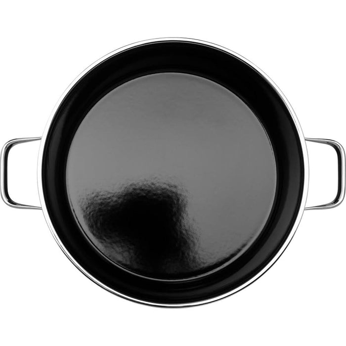 Cratita WMF Fusiontec Aromatic 515325290, 3.1l, 22cm, inox, negru WALTI