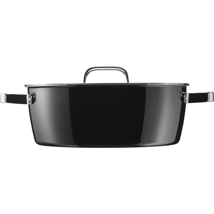 Cratita WMF Fusiontec Aromatic 515325290, 3.1l, 22cm, inox, negru WALTI
