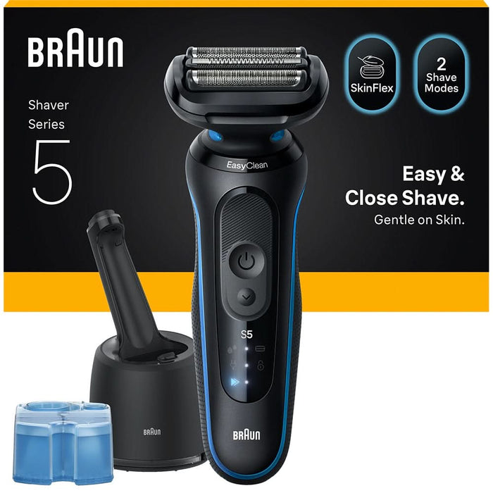 Aparat de ras BRAUN Series 5 52-B7000CC, acumulator, autonomie 50 min, negru WALTI