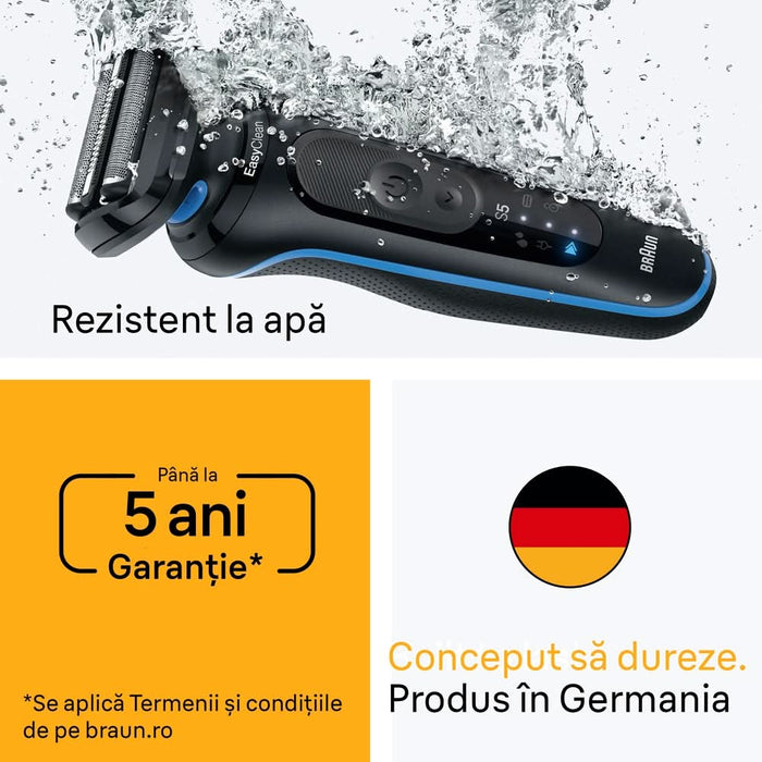 Aparat de ras BRAUN Series 5 52-B7000CC, acumulator, autonomie 50 min, negru WALTI