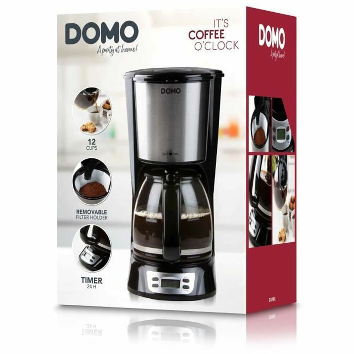 Cafetieră cu Filtru DOMO DO708K Negru 1000 W - WALTI WALTI