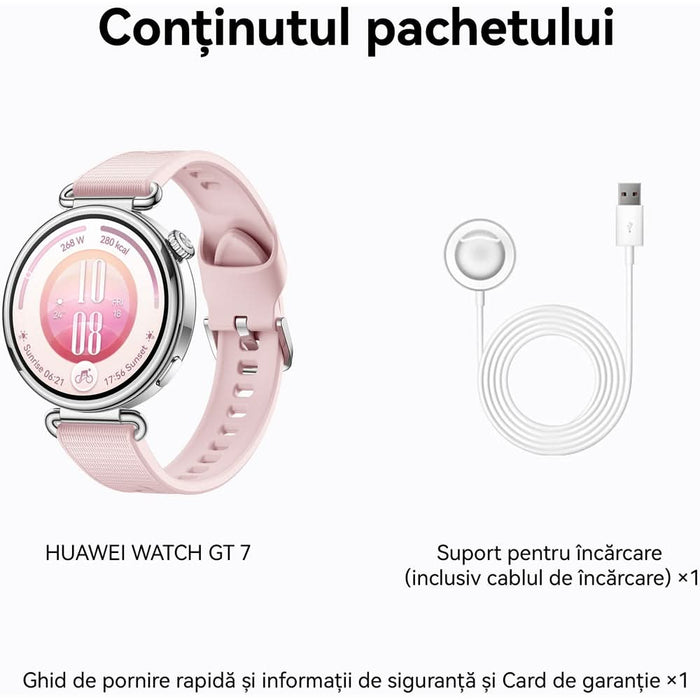 Smartwatch HUAWEI Watch GT 7, 41mm, GPS, Android/iOS, Pink WALTI