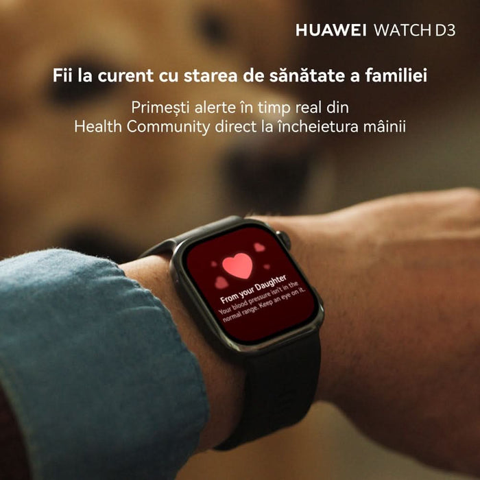Smartwatch HUAWEI Watch D3, Android/iOS, Mocha Gold - WALTI WALTI