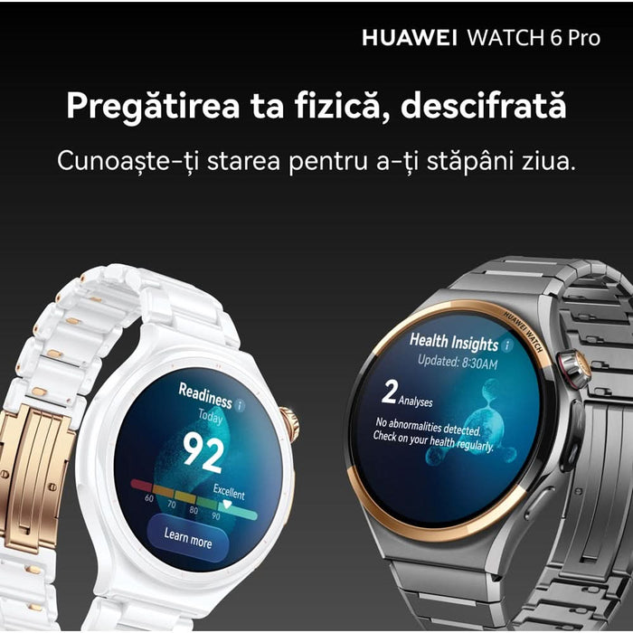 Smartwatch HUAWEI Watch 6 Pro Space Edition, 46mm, LTE, Wi-Fi, Android/iOS, Black WALTI
