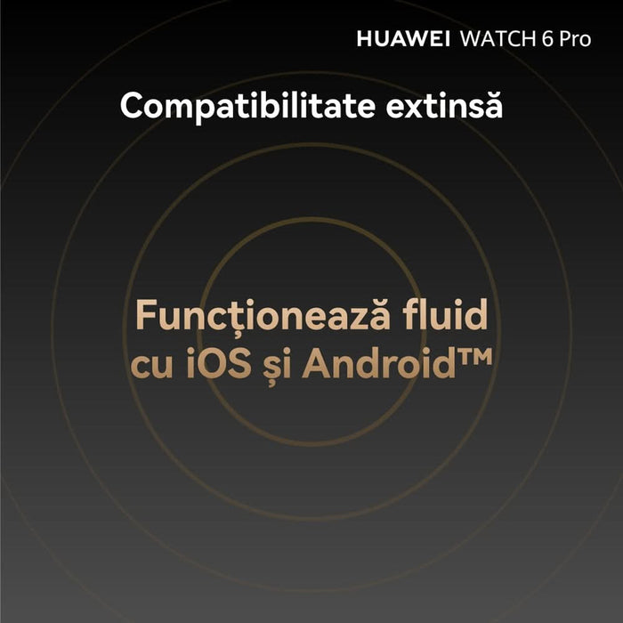 Smartwatch HUAWEI Watch 6 Pro Space Edition, 46mm, LTE, Wi-Fi, Android/iOS, Black WALTI