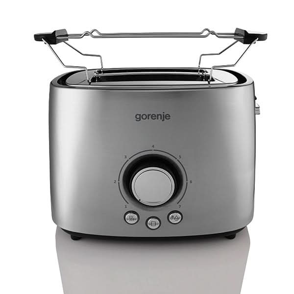 Prajitor de paine GORENJE T1000E, 2 felii, 1000W, argintiu WALTI