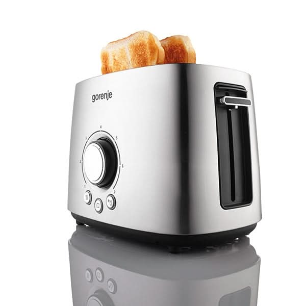 Prajitor de paine GORENJE T1000E, 2 felii, 1000W, argintiu WALTI