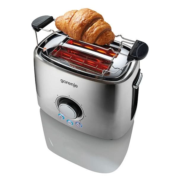 Prajitor de paine GORENJE T1000E, 2 felii, 1000W, argintiu WALTI