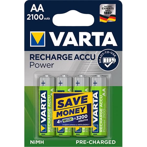 Acumulatori R6 VARTA 56706101404, 2100mAh, 4 bucati WALTI