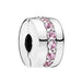 Charm Damă Pandora PINK SPARKLING ROW CLIP - WALTI WALTI