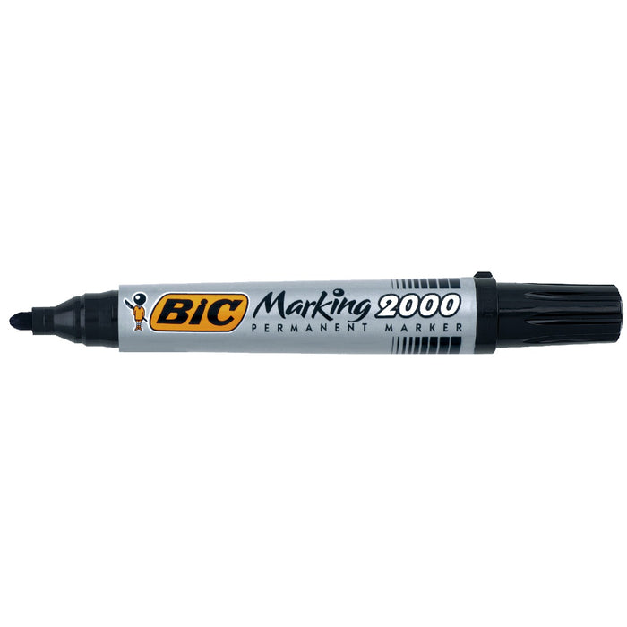 BiC Marker Permanent Negru 2 bucati WALTI