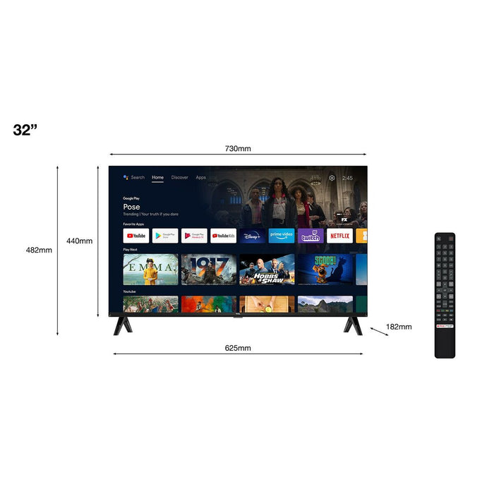 Smart TV TCL S54 Series 32S5400AF 32" (81 cm) Full HD LED HDR D-LED HDR10 Direct-LED - WALTI