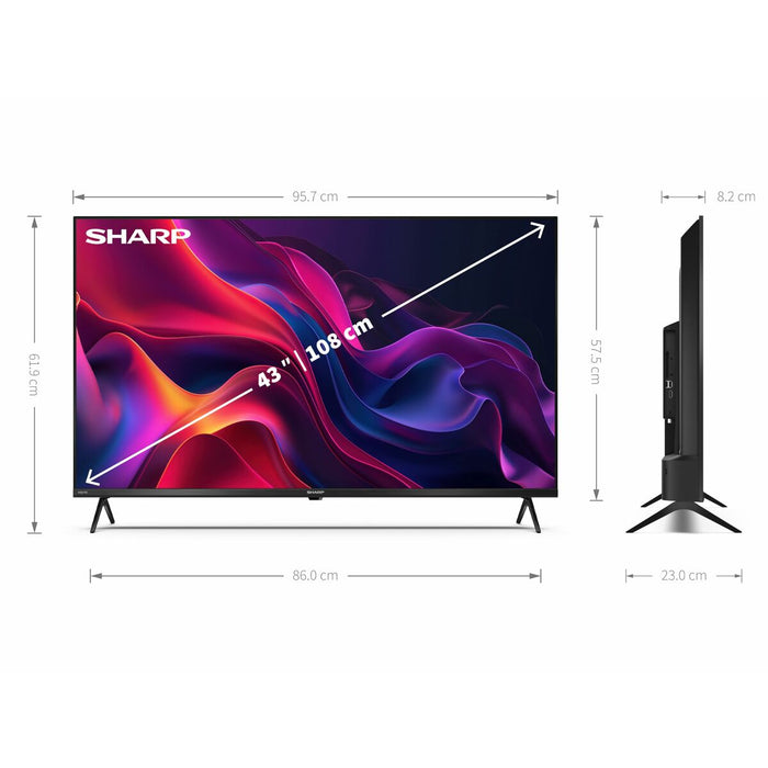 Smart TV Sharp 4T-C43GK4245EB 43" LED - WALTI WALTI