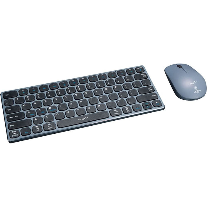 Kit tastatura si mouse Wireless MYRIA Echipei Nationale de Fotbal MY8542GYFRF, USB, negru WALTI