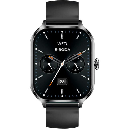 Smartwatch E-BODA Smart Time 160, Android/iOS, negru - WALTI WALTI