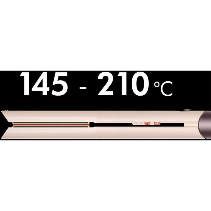 Placa de indreptat parul DYSON Corrale Coolshine HT02, 210 grade, invelis ceramic, roz - WALTI WALTI