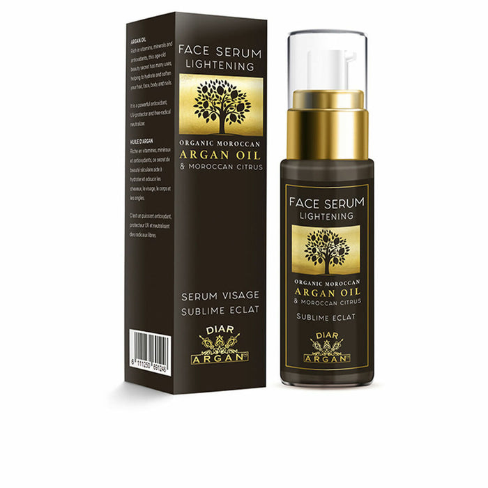 Serum de Față Diar Argan   30 ml Iluminator - WALTI WALTI
