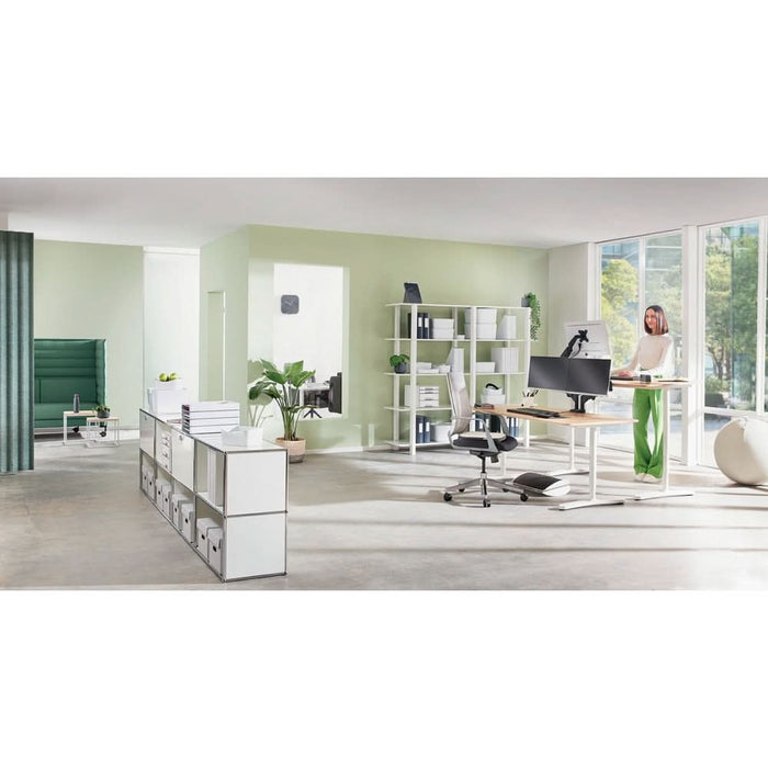 Suport monitor birou LEITZ Ergo Space Saving Single, Reglabil, 17-32", 9Kg WALTI