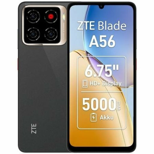 Smartphone ZTE Blade A56 Octa Core 4 GB RAM 64 GB Negru 6,75" - WALTI WALTI