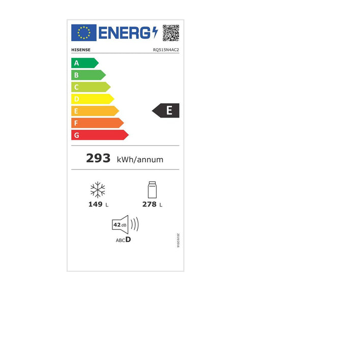 Frigider american Hisense RQ515N4AC2  182 Oțel inoxidabil (79.4 x 64.3 x 181.65 cm) - WALTI