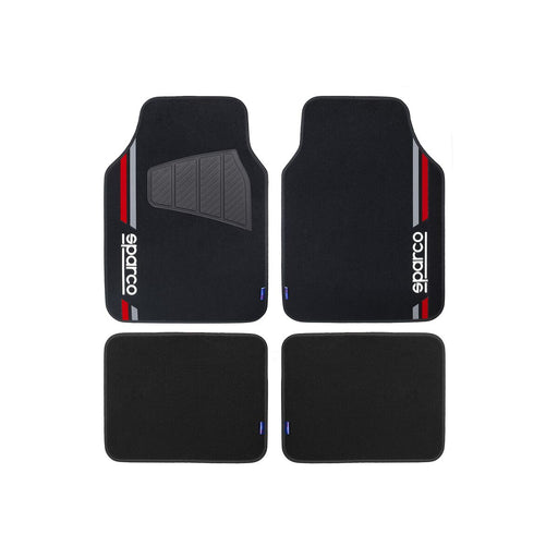 Set de covoraș pentru podea auto Sparco SPCF508RD Roșu - WALTI WALTI
