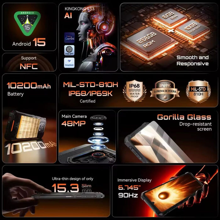 Smartphone Cubot CUBKKES3BLK 6 GB RAM 256 GB 6,75" - WALTI WALTI