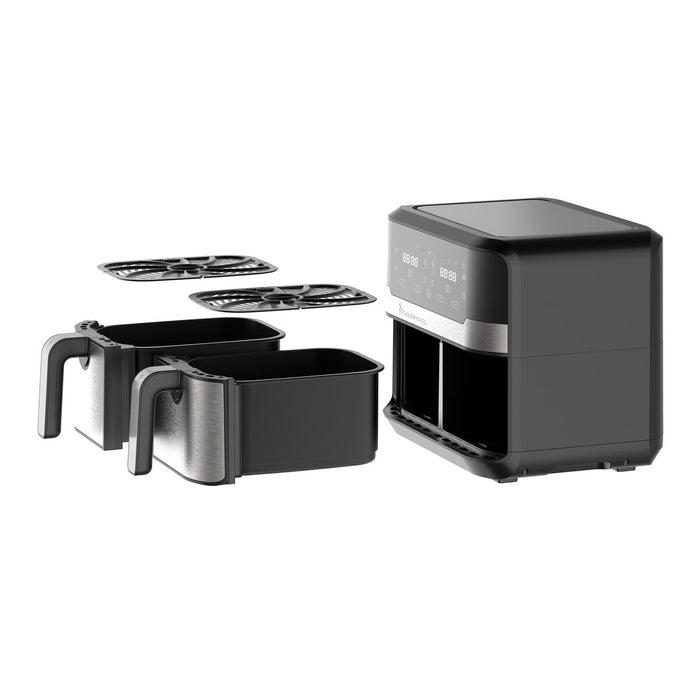 Friteuză cu Aer Masterpro Rocket Duo 900 2400 W 9 L Negru - WALTI WALTI