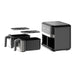 Friteuză cu Aer Masterpro Rocket Duo 900 2400 W 9 L Negru - WALTI WALTI