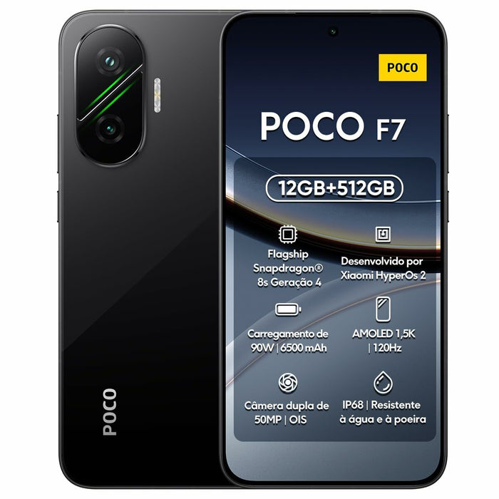 Smartphone Poco POCO F7 5G 12 GB RAM 512 GB Negru - WALTI WALTI