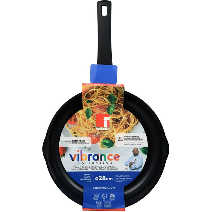 Tigaie BERGNER Vibrance BG-57270-GR-RO, 28cm, aluminiu, verde WALTI