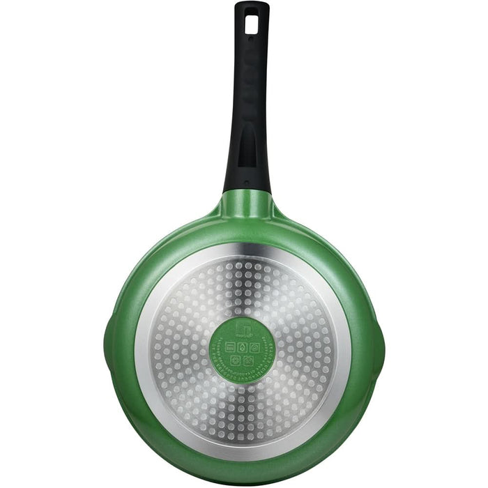 Tigaie BERGNER Vibrance BG-57269-GR-RO, 24cm, aluminiu, verde WALTI