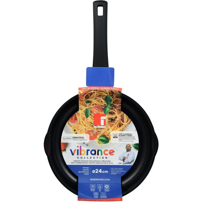 Tigaie BERGNER Vibrance BG-57269-GR-RO, 24cm, aluminiu, verde WALTI