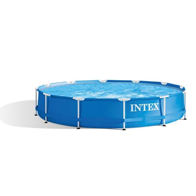 Piscină Metal Frame Intex Prism Ø3.66x0.76m cu Filtru – Rezistentă, 6500L Capacitate - WALTI WALTI