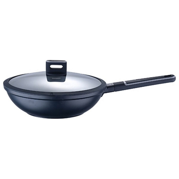 Tigaie Wok Masterpro Indigo Negru Aluminiu (Ø 28 cm) - WALTI WALTI