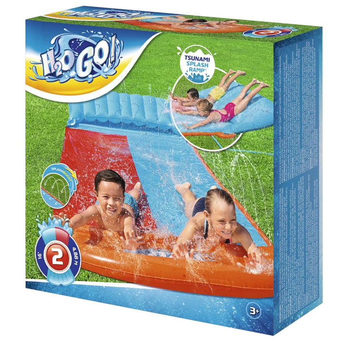 Bestway Tobogan de apă H2OGO Tsunami Splash, dublu - WALTI WALTI