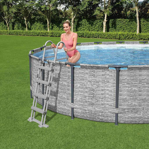 Scară de siguranță piscină cu 4 trepte Flowclear, 122 cm - WALTI WALTI