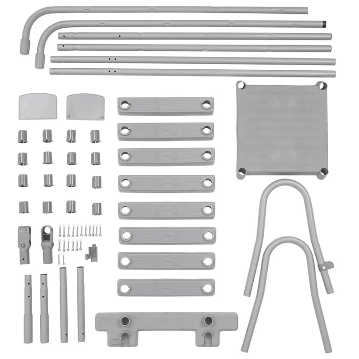 Scară de siguranță piscină cu 4 trepte Flowclear, 132 cm - WALTI WALTI