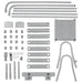 Scară de siguranță piscină cu 4 trepte Flowclear, 132 cm - WALTI WALTI