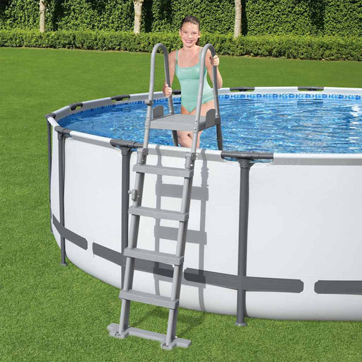 Scară de siguranță piscină cu 4 trepte Flowclear, 132 cm - WALTI WALTI
