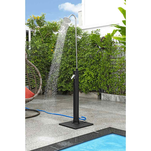 Duș de exterior Solar Flow, negru, 8 L - WALTI WALTI