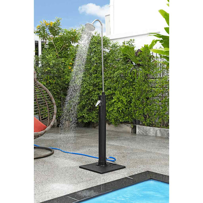 Duș de exterior Solar Flow, negru, 8 L - WALTI WALTI