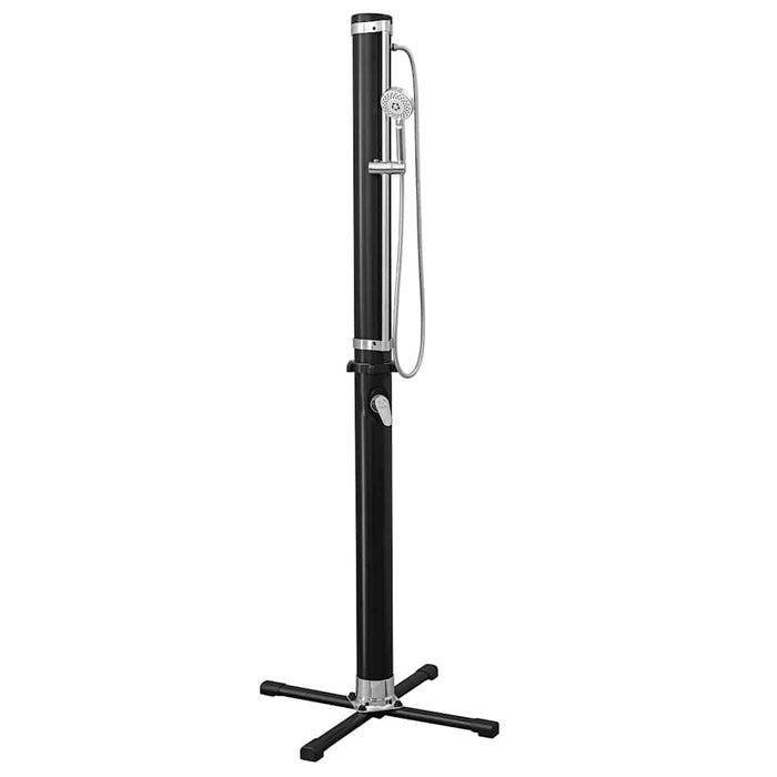 Duș de exterior Solar Flow, negru, 20 L - WALTI WALTI