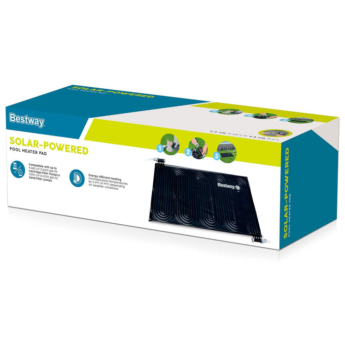 Cearșaf pentru încălzirea solară a piscinei Negru 110 x 171 cm - WALTI WALTI