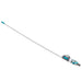 Aspirator pentru piscină cu benzi LED Gri 610 cm ABS și Oțel - WALTI WALTI