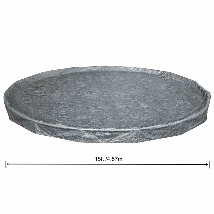 Husă pentru piscină Ø4,27 m Rotund Poliester Gri - WALTI WALTI